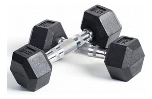 Mancuerna Hexagonales Hierro Recubierto Dumbbell 2,5 Kg