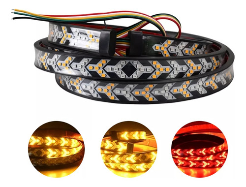 Tira De Luces Led Para Portón Trasero De 120 Cm Para Camione