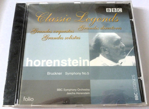 Cd Bruckner Sinfonia 5 Jascha Horenstein Bbc Legends (nu)