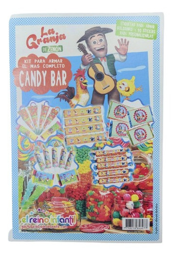 Candy Bar Sticker Para Golosinas Fiesta Cumpleaños Cotillon