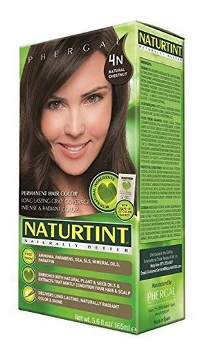 Naturtint Color Permanente Del Pelo Castaño Natural, 4n (2-p