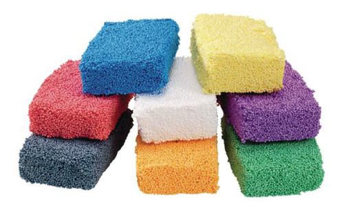 Colorations Foamsam Increblefoam Masa, 8 Colores, 1 Onza Cad