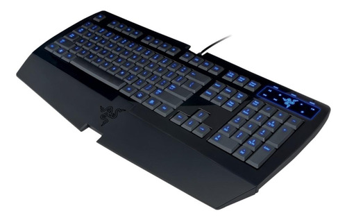Teclado gamer Razer QWERTY inglês US cor preto