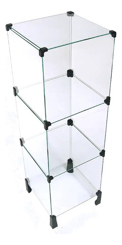 Balcão De Vidro Modulado Pequeno 0,30 X 1,00 X 0,30