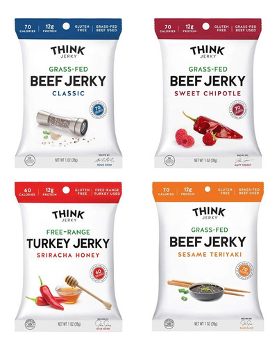 Carne Seca Sabor Chipotle Dulce De Think Jerky. Deliciosa C.