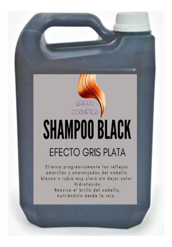 Shampoo  Negro 5 Litros Matizador Rubios 