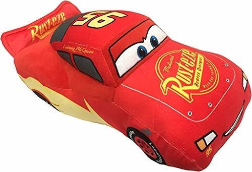 Disney Pixar Cars 3 Peluche Rayo Mcqueen Rojo Cojín Buddy -