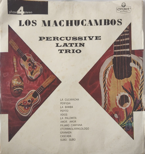 Vinilo Lp De Los Machucambos Percussive Latín Trio (xx222