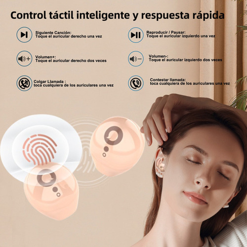 Audífonos Inalámbricos Invisibles Pequeños Con Bluetooth 5.3