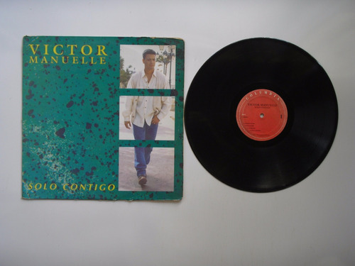 Lp Vinilo Victor Manuelle Solo Contigo Edicion Colombia 1994