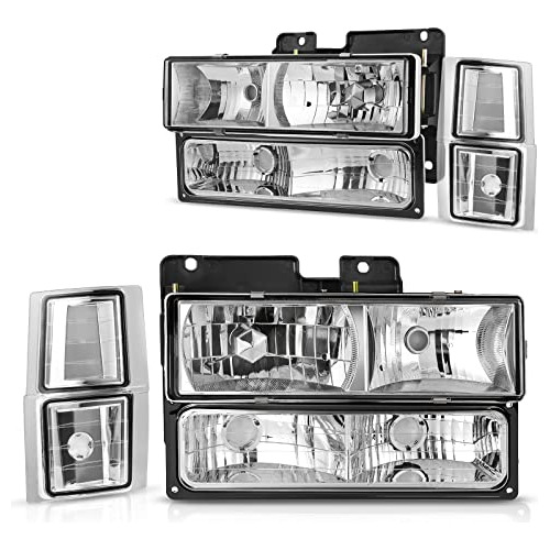 Dwvo Headlight Assembly Compatible With Chevy C-k Series ***