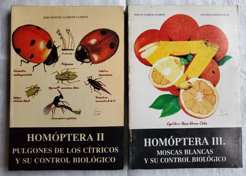 Libros Homóptera 2 Y 3 - Mosca Blanca Y Pulgones Cítricos (Usado)
