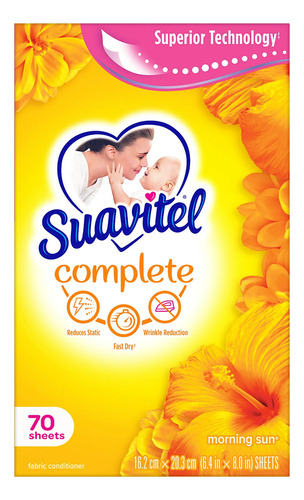 Toallitas Suavitel Suavizante De Tela Para Secadora 70 Pack