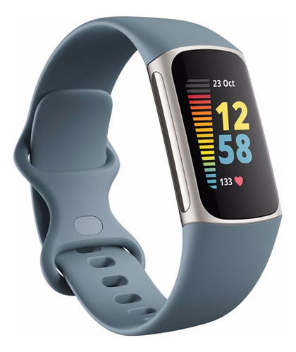 Smartband Fitbit Tracker Charge 5 Azul Plata