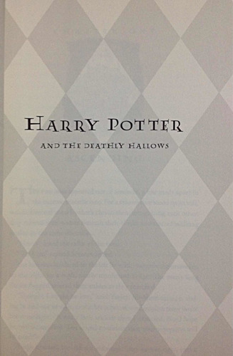 Harry Potter And The Deathly Hallows J. K. Rowling En Inglés