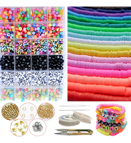 Kit Para Hacer Joyas Con   De Arcilla, 10 500 Piezas, K...