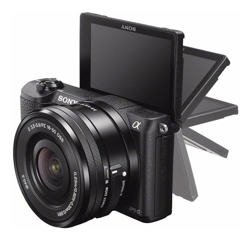 Imagen 5 de 7 de Sony Kit Alpha 5100 + lente 16-50mm OSS ILCE-5100L sin espejo color negro