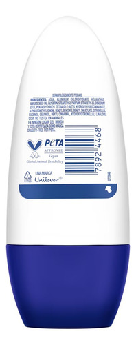 Pack X2 Desodorante Dove Antitranspirante Roll On 50ml