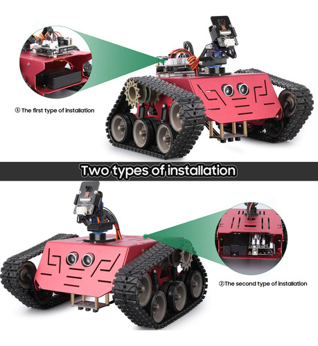 Kit De Tanque Robot Conqueror Compatible Con Arduino