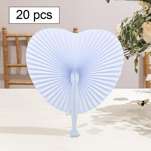 4 Conjunto De 20 Abanicos De Papel Decorativos Para Corazón