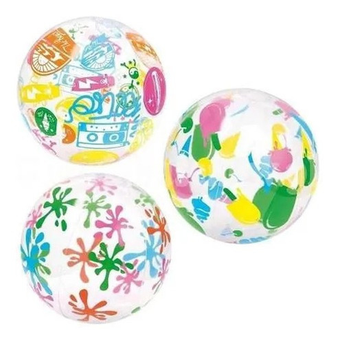 Pelota Inflable De Playa 51cm Bestway Colores 31036 #3901