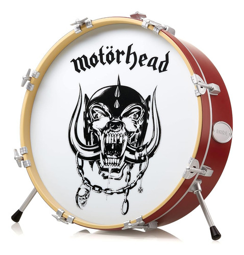 Numskull Motorhead Logo 3d Drum Lamp - Lámpara De Escritorio