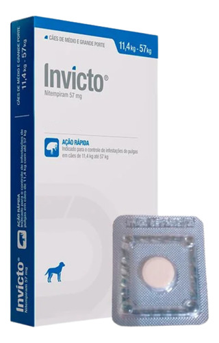 Invicto 57 Mg Kit Com 1 Comprimido Dechra Unitario