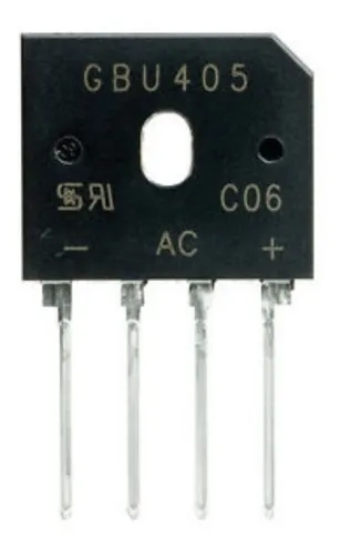 Gbu405 Gbu-405 Puente Rectificador 4a 600v