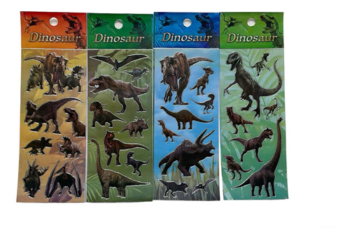 Stickers De Dinosaurios X 20 Planchas / M11
