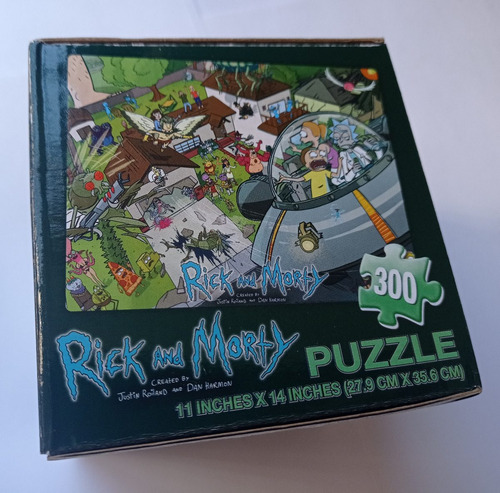 Puzzle Rick And Morty Rompecabezas 300 Piezas 28cmx36cm