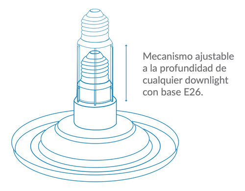 12 Focos Led Smd De Aluminio Estevez E26 8.5w Blanco