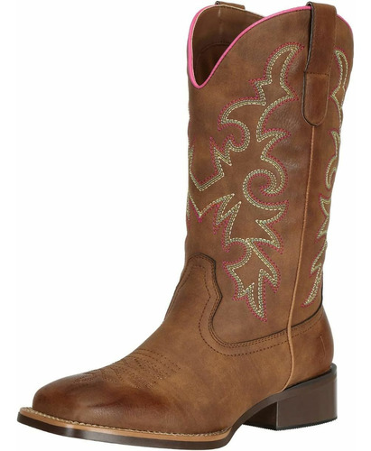 Botas Western Dama Vaqueras Modernas Work Rural Bvf02