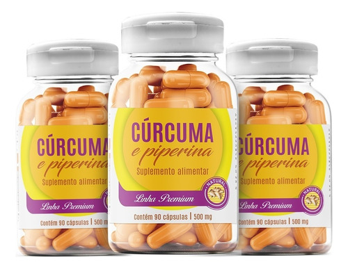 Cúrcuma Com Pimenta Preta 2 Potes Piperina Açafrão Da Terra Sabor Curcuma piperina