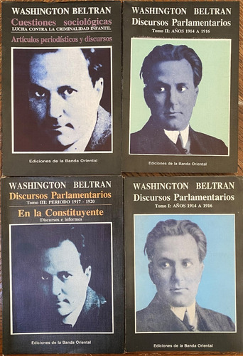 Washington Beltrán Tomos 1,2,3 Y 4 Banda Oriental   Cl03