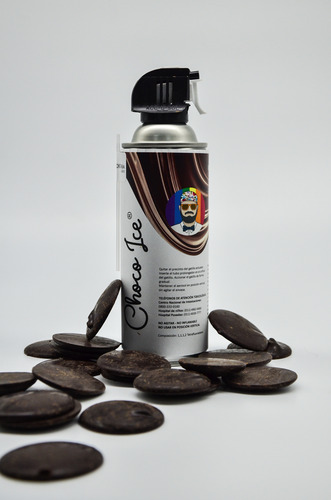 Choco Ice Gas Frio Spray Para Pegar Chocolate Por 440 Gr.