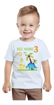 Comprar Camiseta Dinossauros Aniversário Camisa Personalizada Blusa
