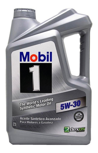 Aceite Para Motor Mobil 1 Uno Sintético 5w-30 De 4.7 Litros