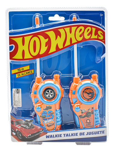 Walkie Talkie Hot Wheels 70m De Alcance Toymark Naranja