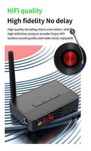 Nfc Bluetooth5.3 Transmisor Receptor Audio Estéreo Adaptador