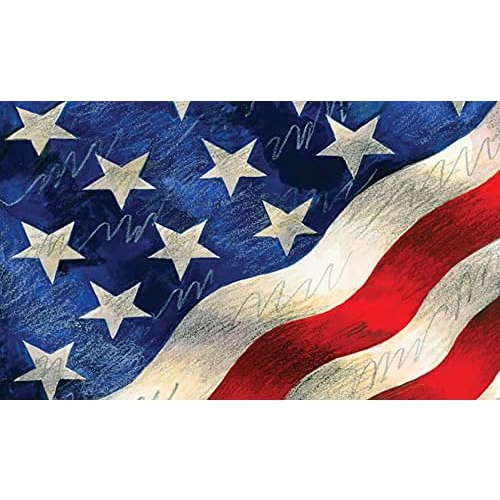 800045 Star-spangled Banner Summer Door Mat 18x30 Inch ...