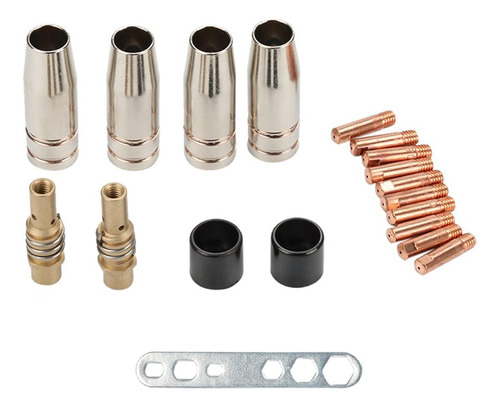 19pcs Nozzle Contact Tips Soporte For Mig Welder Torch