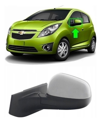 Espejo Izquierdo Spark Gt 2010 2017 Elect Defrost Convexo