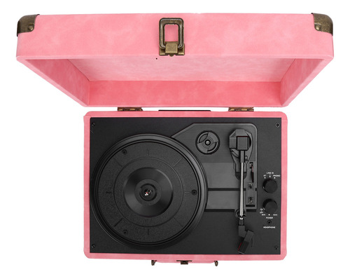 Tocadiscos Portátil Fonógrafo 5.0 Tocadiscos 33/45/78 Rpm