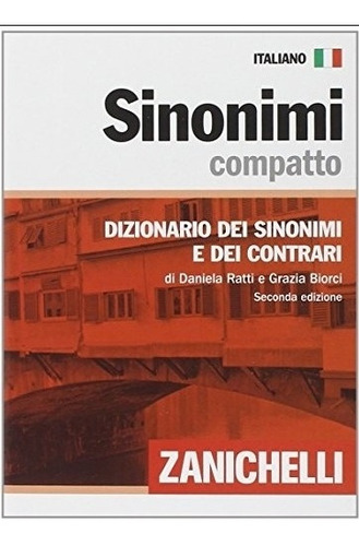 Zanichelli Dizionario Dei Sinonimi E Dei Contrari Compatto