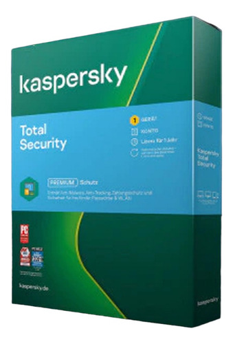 Antivirus Kaspersky Total Security Para 1pc Por 1año