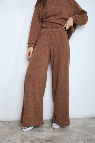 Pantalon Palazzo Lurex Sedoso Gaia Mujer Art 2529