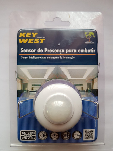 Imagem 3 de 3 de Sensor De Presença Automático Para Embutir Bivolt - 127/220v