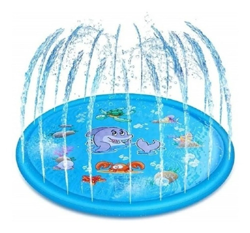 Piscina De Suelo Alfombra Juego Splash Aspersor 150cm