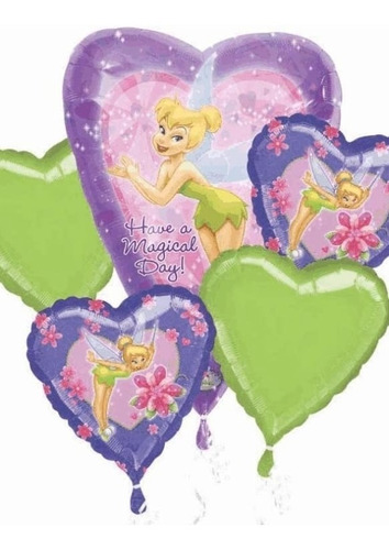 Bouquet De Globos De Tinkerbell Campanita 