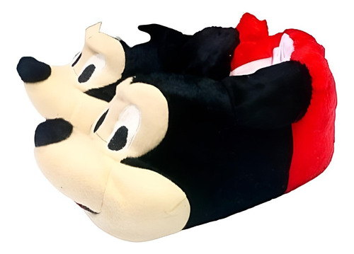 Pantuflas Personajes Mickey 3d  Invierno 27 Al 34